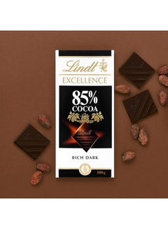 Lindt Excellence Rich Dark Chocolate Bar 100grams  - Image 2