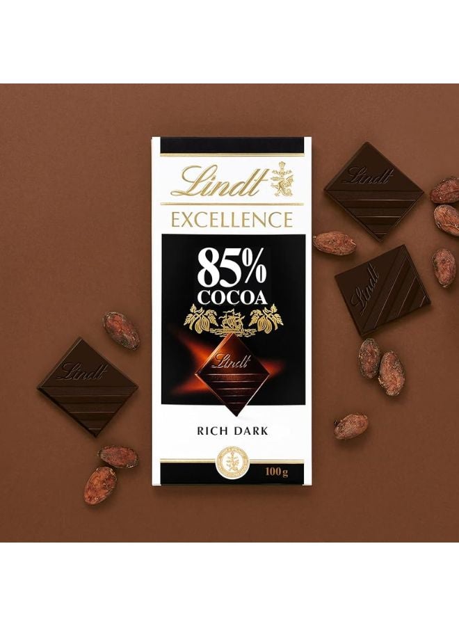 Lindt Excellence Rich Dark Chocolate Bar 100grams - Image 2
