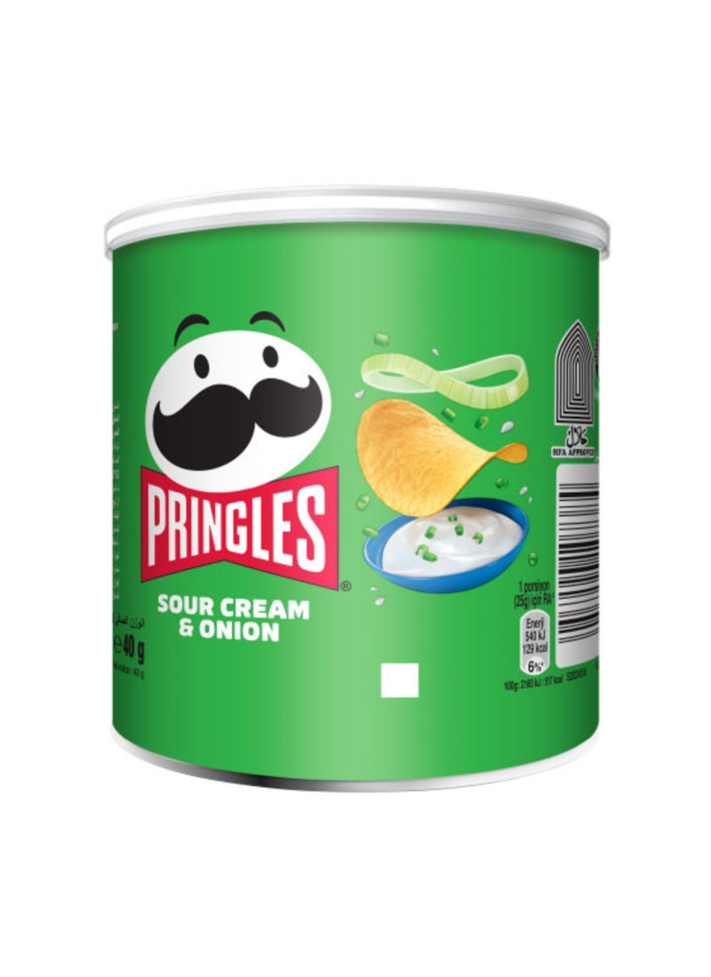 Pringles Sour Cream And Onion 40grams - Image 1