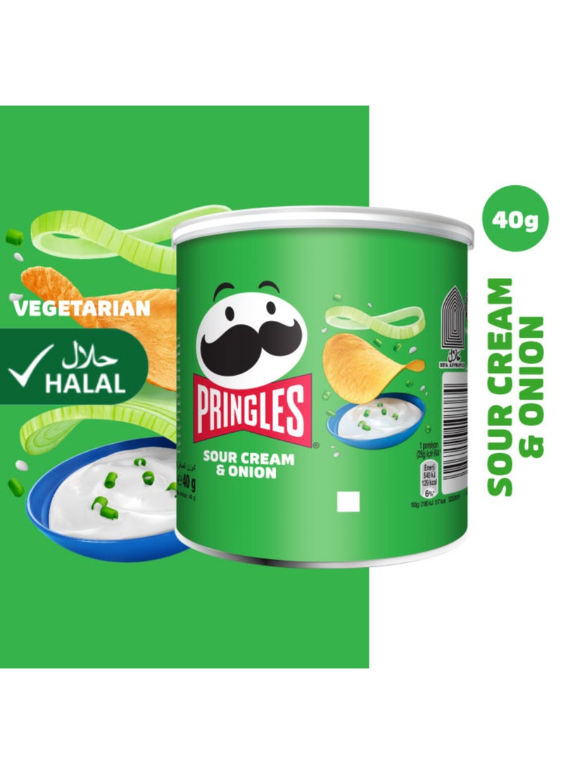 Pringles Sour Cream And Onion 40grams - Image 4