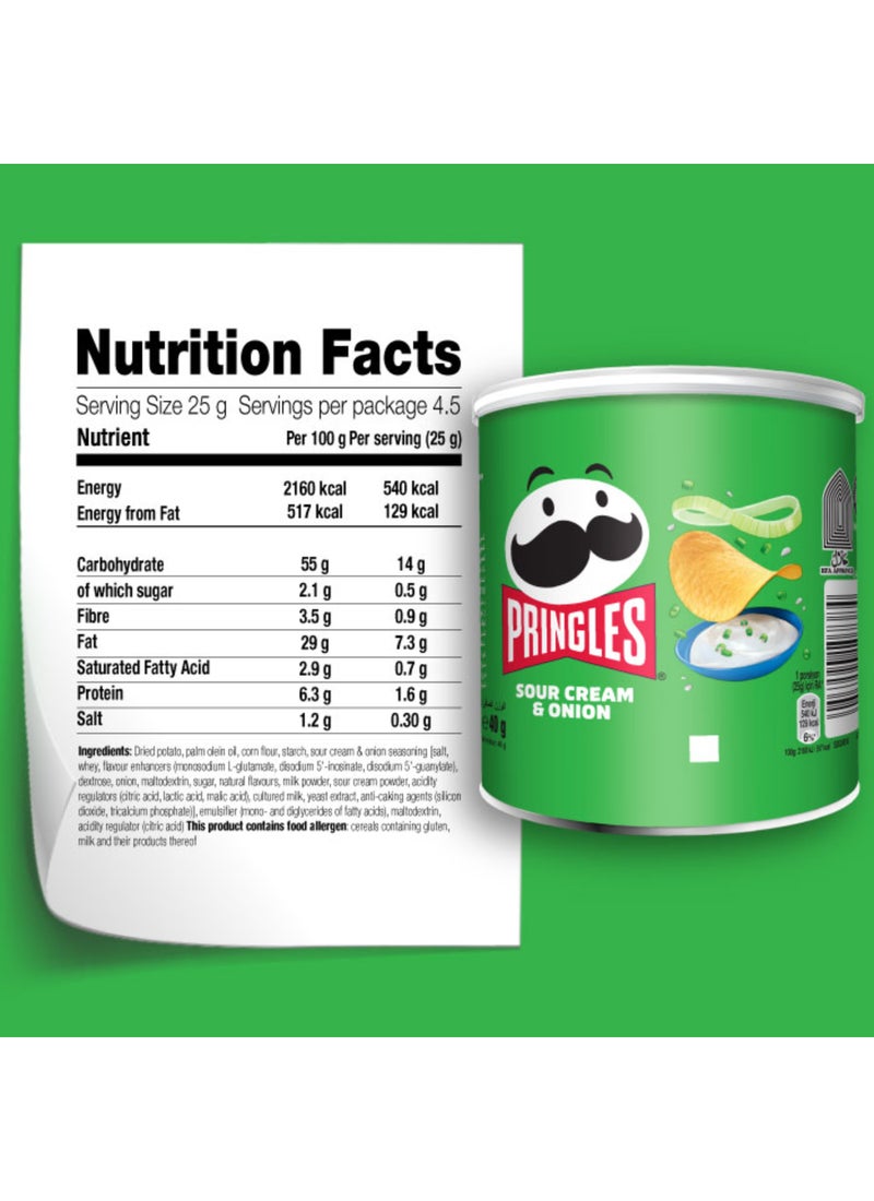 Pringles Sour Cream And Onion 40grams - Image 3
