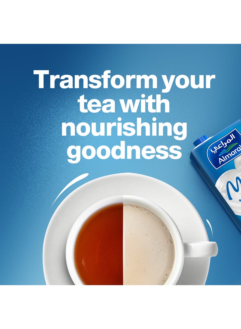 Almarai Long Life Milk Full Fat Plain 1Liters - Image 5