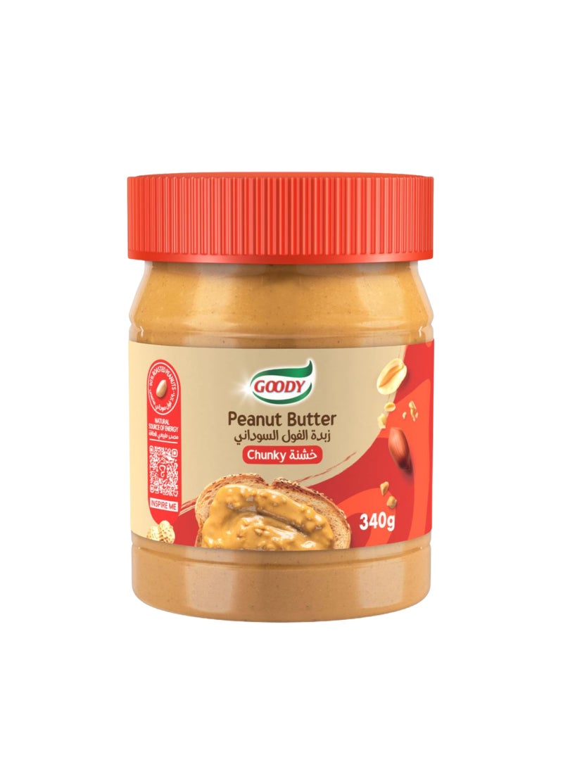 Goody Chunky Peanut Butter 340grams - Image 1