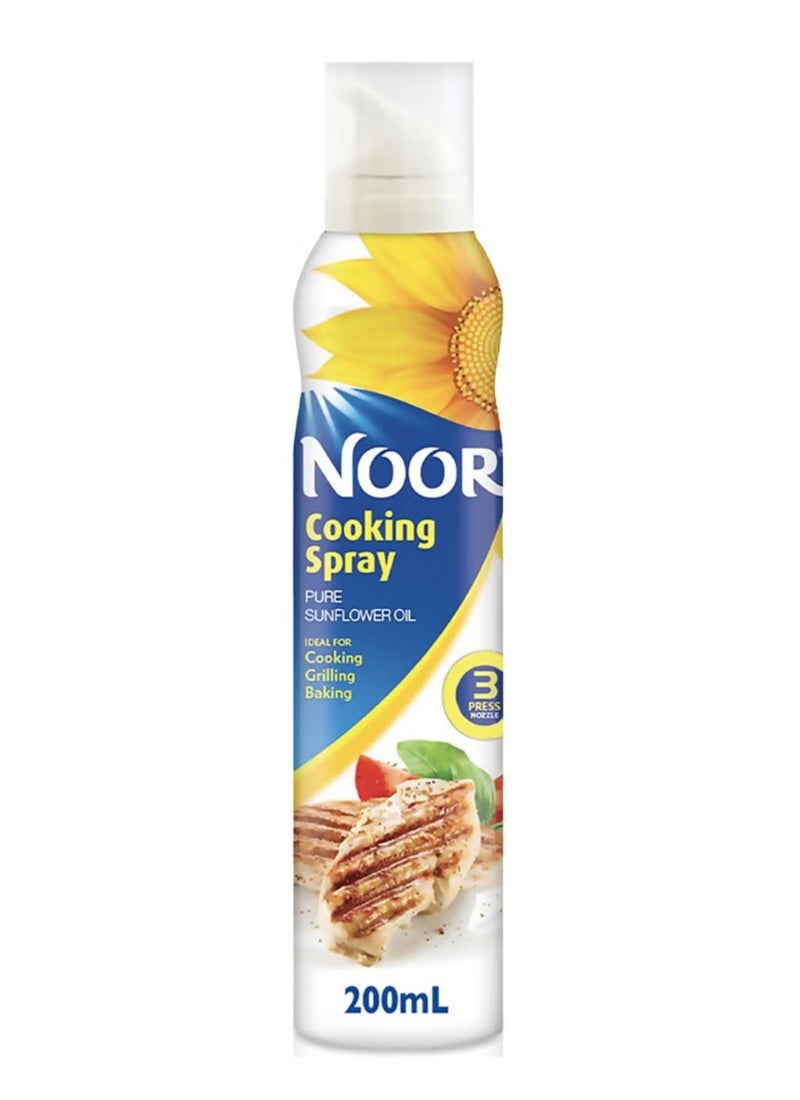 Noor Sunflower Oil Cooking Spray 200ml - Image 1