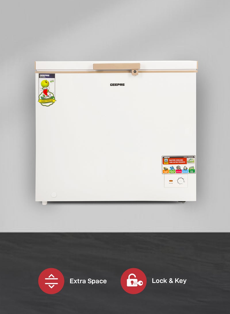 جيباس - مجمد أفقي 250 L GCF2506WAH أبيض - Image 1