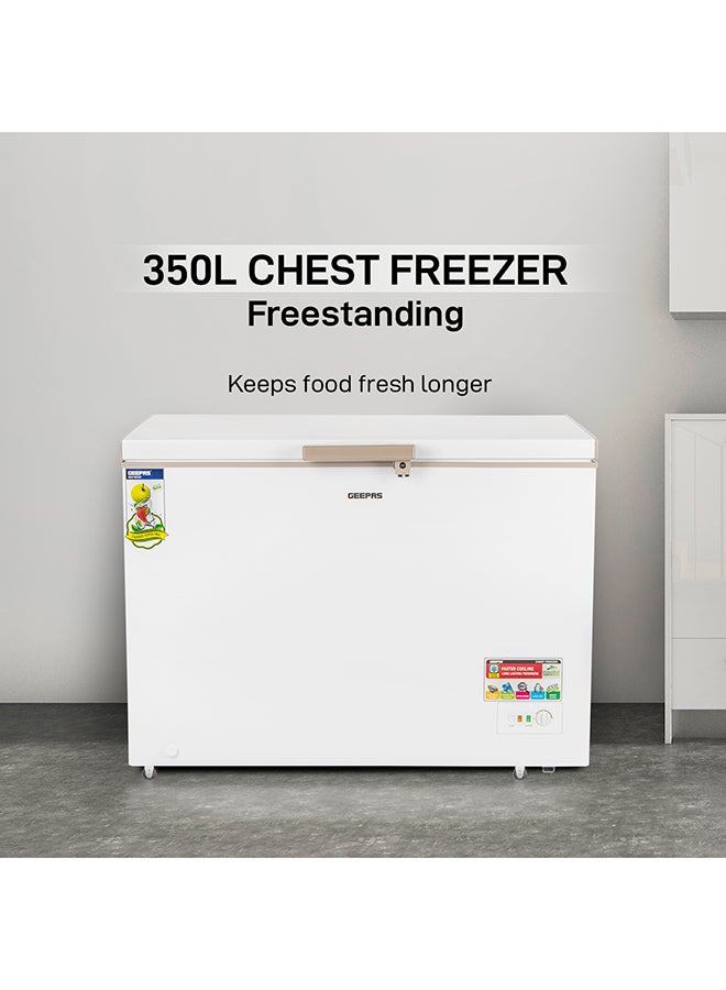 جيباس مجمد أفقي 350 L GCF3506WAH أبيض  - Image 2