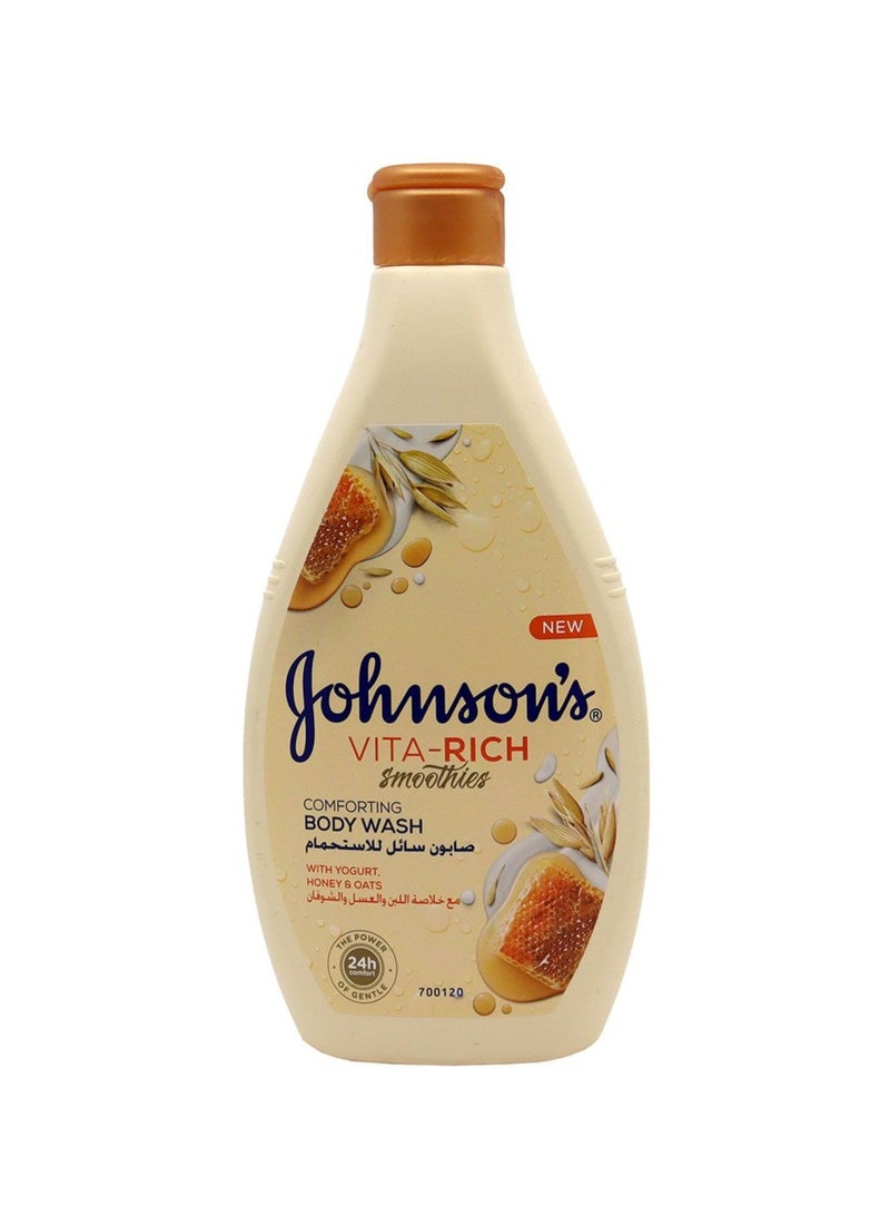 Johnson's Vita-Rich Smoothing Body Wash With Yogurt Honey And Oats 400ml - Image 1