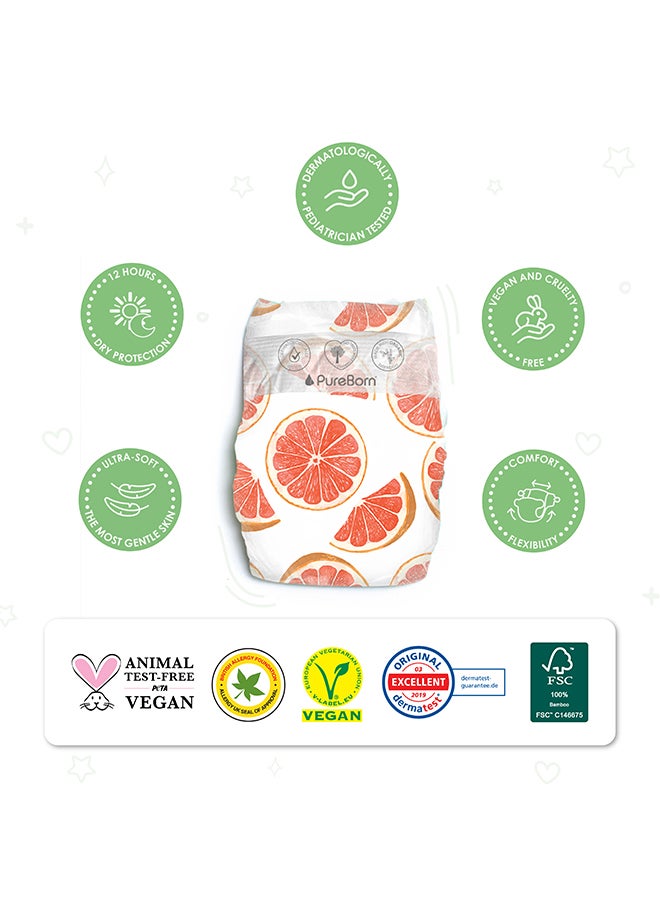 PureBorn New Born Organic Diapers Twin Value Pack Assorted 68 Count - Image 4
