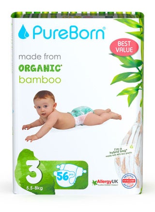 Organic Diapers Size 3 Twin Value Pack 56 Count Assorted - pnsku/N15314765A/45/_/1727241556/5e3e76f8-cd41-425a-a5b9-6ed65bb1f796