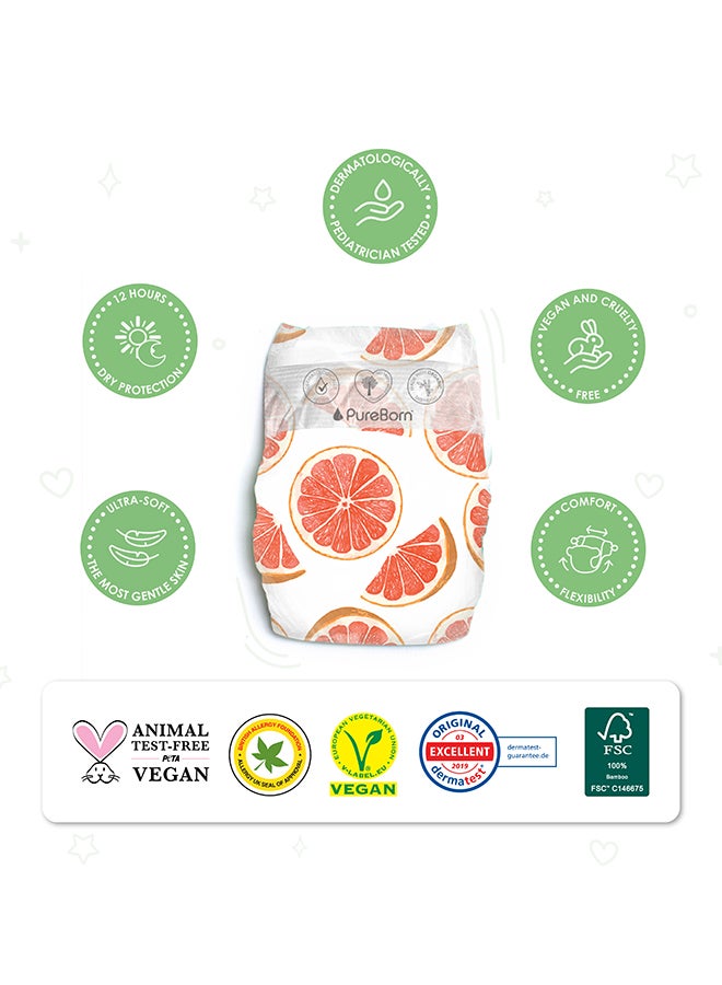 PureBorn Organic Diapers Size 2 Master Value Pack 128 Count Assorted - Image 4