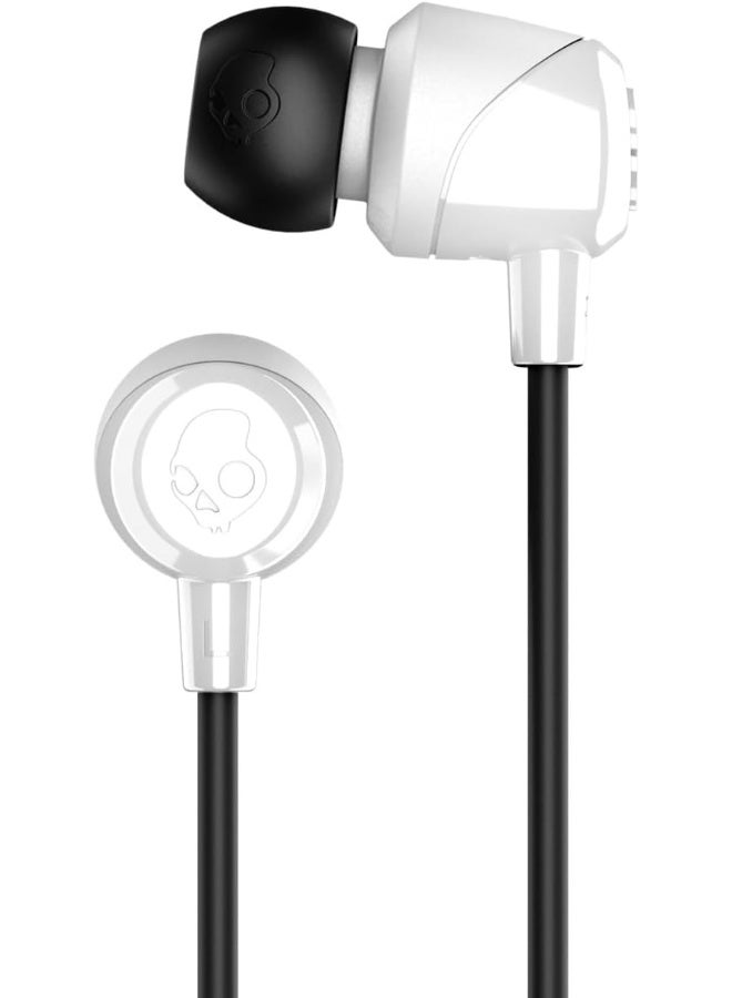 Skullcandy - Jib In-Ear Noise-Isolating Earbuds With Microphone And Remote For Hands-Free Calls Black/White - Image 1