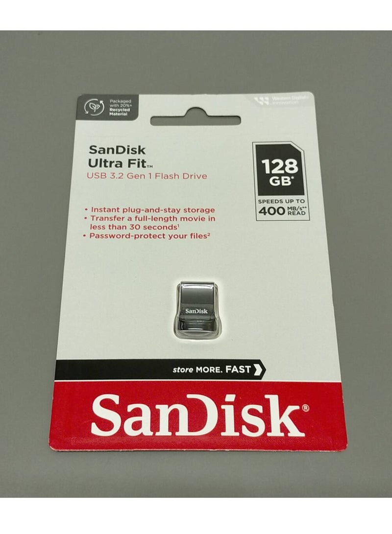 Sandisk 128 GB Ultra Fit Flash Drive Usb 3.2 Gen 1 USB Type A SDCZ430-128G-G46 128 GB  - Image 5