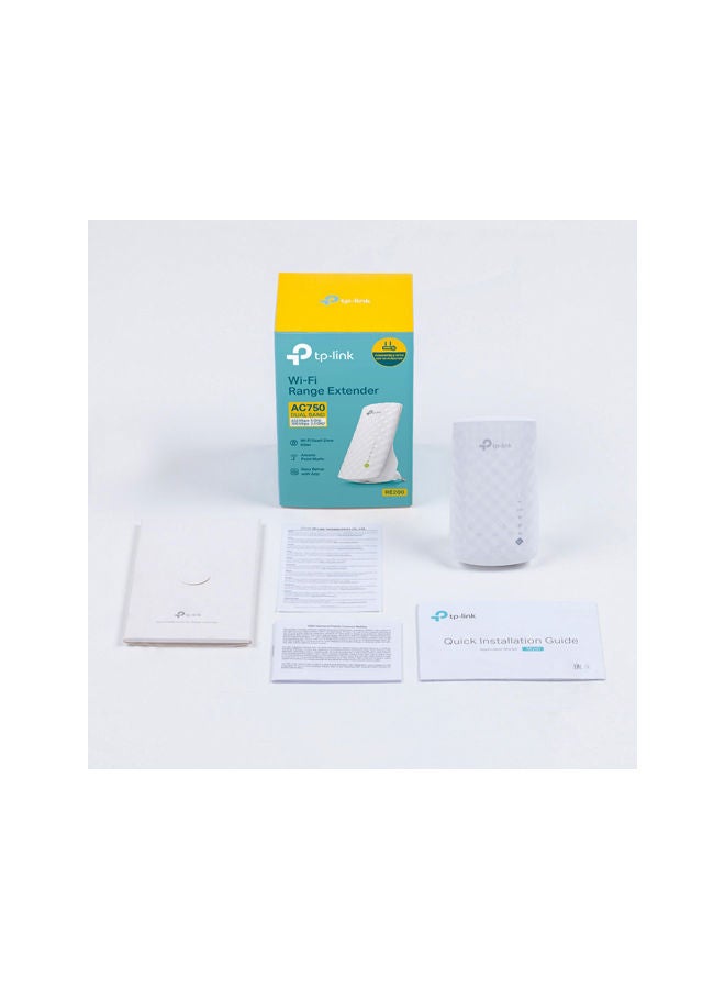 TP-LINK - AC750 Wi-Fi Range Extender White - Image 1