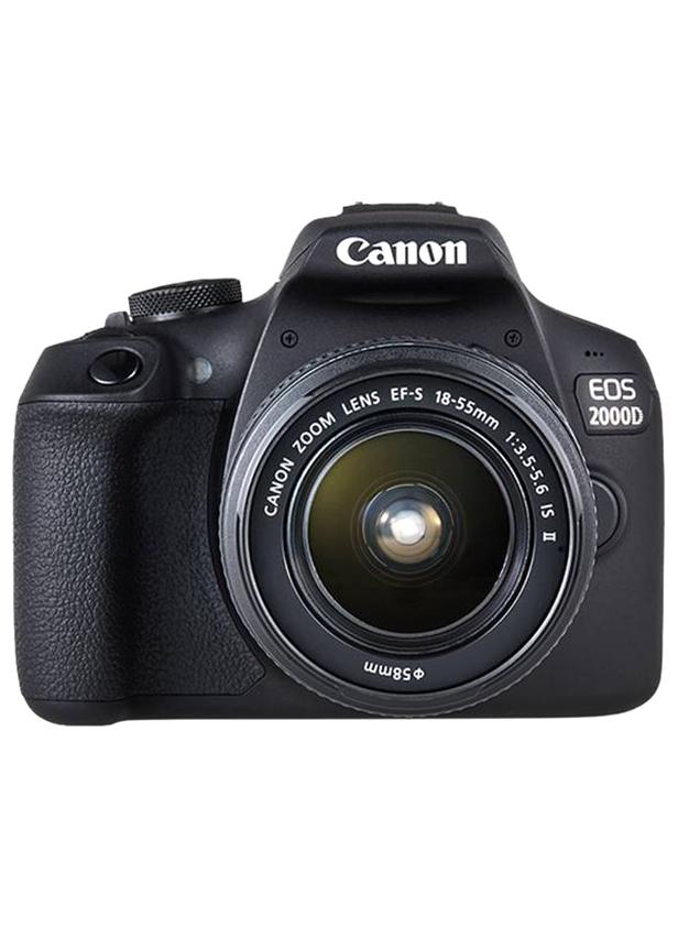Canon EOS 2000D Camera + EF-S 18-55mm IS II Lens (with Optical Image Stabilizer) - Image 1
