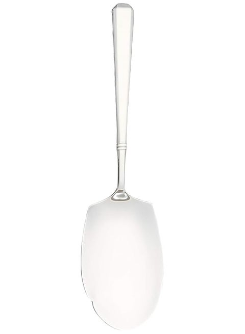 ملعقة لتقديم الأرز من الستانلس ستيل فضي