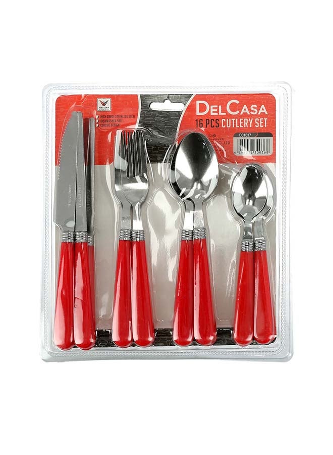 16-Piece Cutlery Set Assorted Colour
