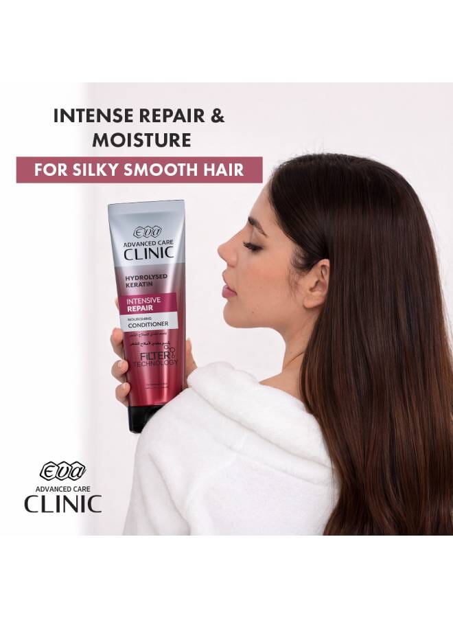 Eva Clinic Intensive Repair Conditioner with Keratin for Damaged Hair Multicolour 230ml - Image 2