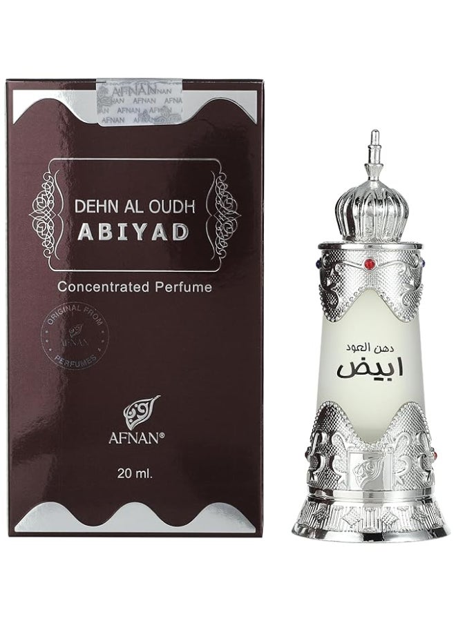 Afnan - Dehn Al Oud Abiyad Unisex Concentrated Perfume Oil 20ml - Image 1