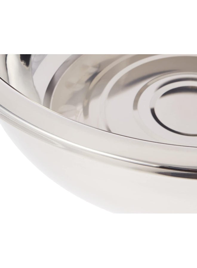 راج وعاء المزج المصنوع من الاالستانلس ستيل فضي 50سم - Image 4