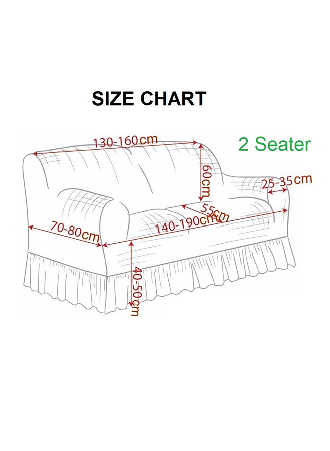 Fabienne 2-Seater Sofa Cover Fits On Different Models Sofa Camel Beige  - Image 2