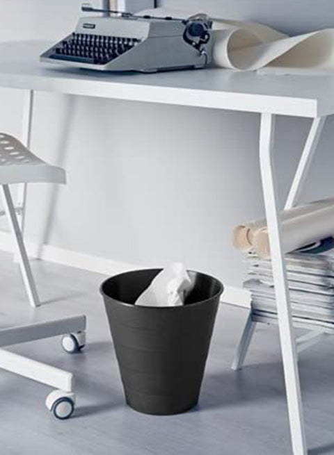 Garden Waste Basket Black