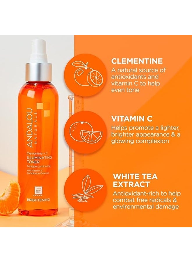 Andalou Naturals - Andalou Naturals Clementine C Illuminating Toner With Vitamin C, Brightening 178ml - Image 1