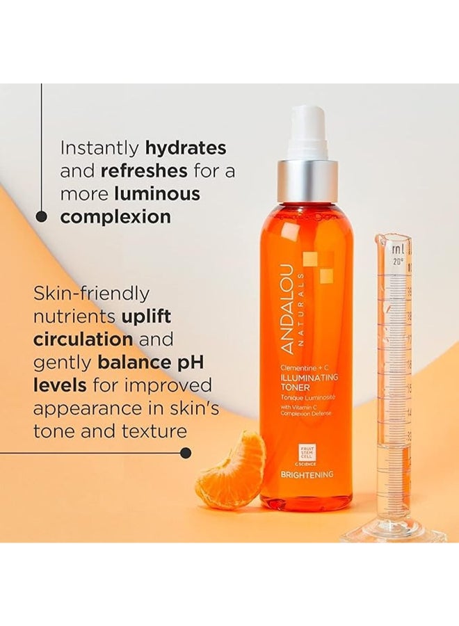 Andalou Naturals - Andalou Naturals Clementine C Illuminating Toner With Vitamin C, Brightening 178ml - Image 1