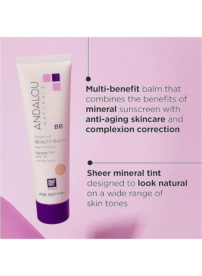 Andalou Naturals Bb Beauty Balm, Infused With Resveratrol & Q10, Age-Defying Tinted Moisturizer Natural - Image 2
