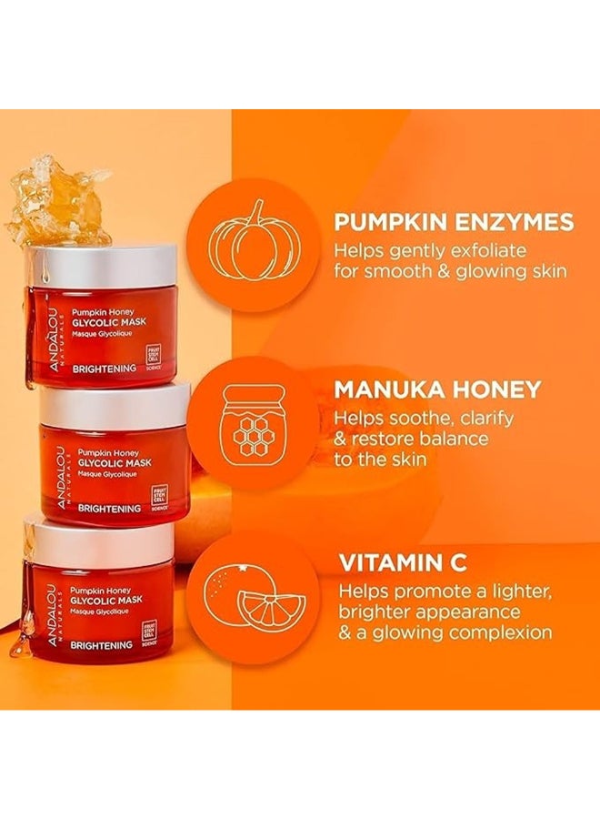 Andalou - Andalou Naturals Pumpkin Honey Glycolic Mask, Brightening 50grams - Image 1
