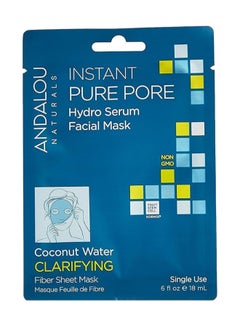 Andalou Naturals Instant Pure Pore Hydro Serum Facial Mask, Coconut Water Clarifying 18ml - pnsku/N15423927A/45/_/1727442802/1fd06fe9-2991-427e-b38e-547962babf88