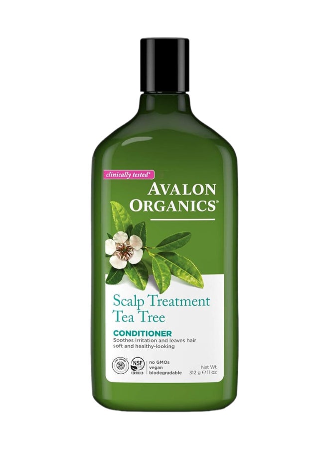 Avalon Organics Avalon Organics Scalp Treatment Tea Tree Conditioner, Infused For Soothing Irritation, Hydrating Hair Care Tea Tree 312grams  - Image 1