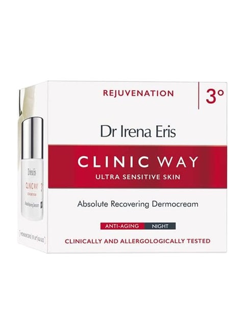 Dr Irena Eris Clinic Way Absolute Recovering Dermocream, For Ultra Sensitive Skin 50ml