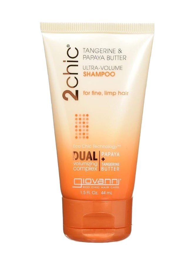Giovanni Giovanni 2Chic Tangerine & Papaya Butter Ultra-Volume Shampoo, For Fine, Limp Hair 44ml  - Image 1