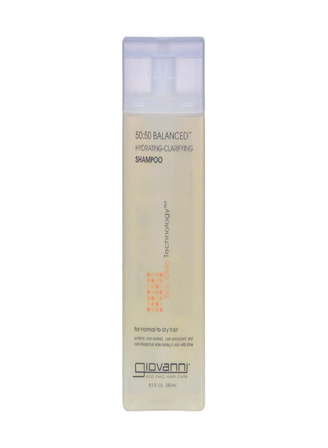 Giovanni - Giovanni 50:50 Balanced Hydrating-Clarifying Shampoo, For Normal To Dry Hair 250ml - Image 1