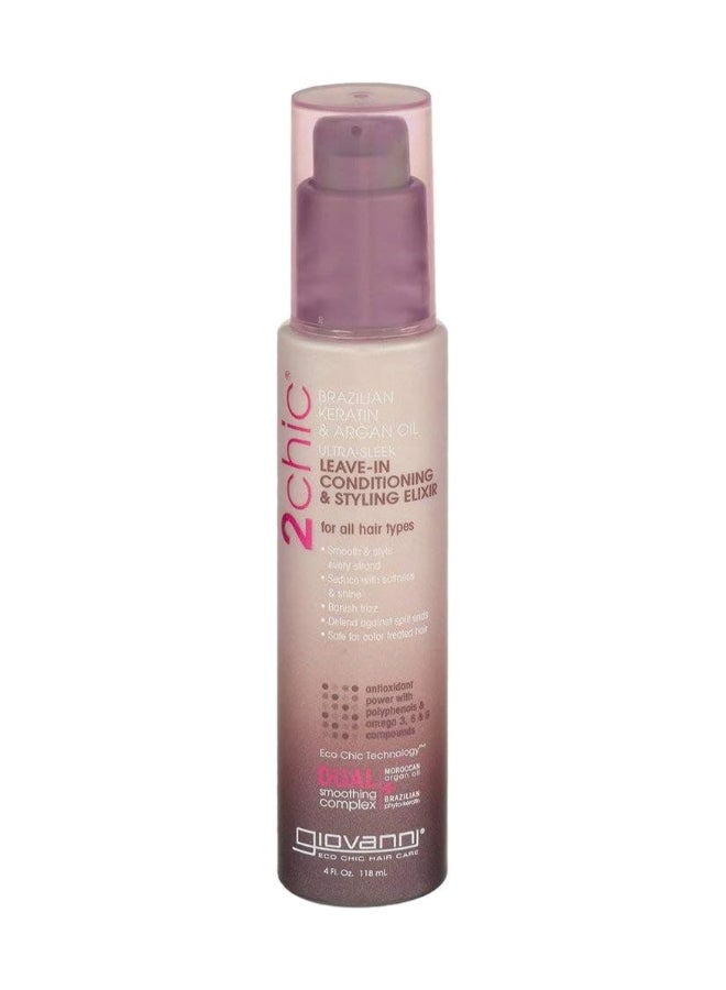 Giovanni Giovanni 2Chic Leave-In Conditioning & Styling Elixir, For All Hair Types, Eco Chic Technology 118ml  - Image 1