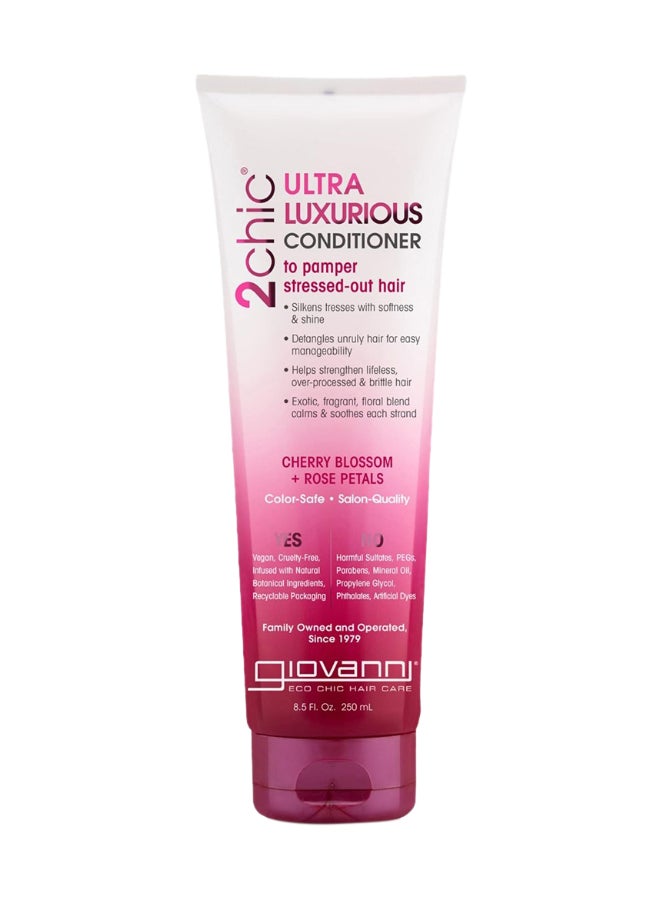 Giovanni 2Chic Ultra Luxurious Conditioner, Cherry Blossom & Rose Petals 250ml - Image 1