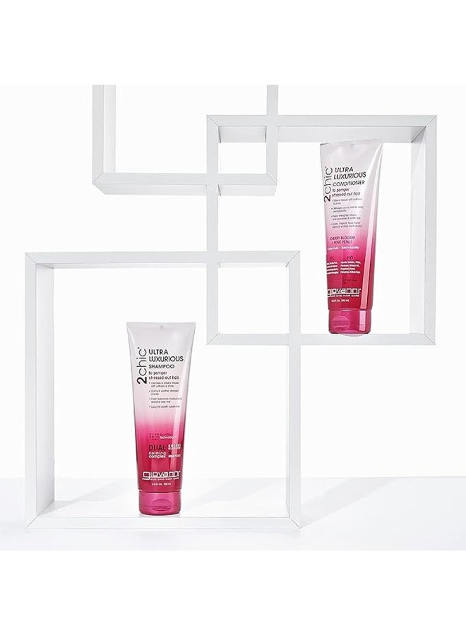 Giovanni 2Chic Ultra Luxurious Conditioner, Cherry Blossom & Rose Petals 250ml - Image 4