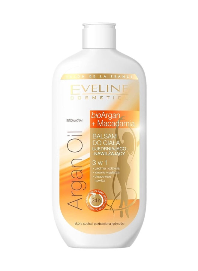 Eveline Eveline Cosmetics Argan Oil Body Balm With Macadamia, Firming & Moisturizing 350ml  - Image 1