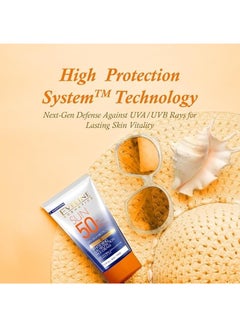 Eveline Eveline Cosmetics Whitening Sun Protection Face Cream, With Spf 50 & Skin Dna Protection 50ml  - Image 4