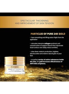 Eveline Eveline Cosmetics Gold Lift Expert Anti-Wrinkle Cream, Infused With 24 Carat Gold, Firming Serum 50ml  - Image 3