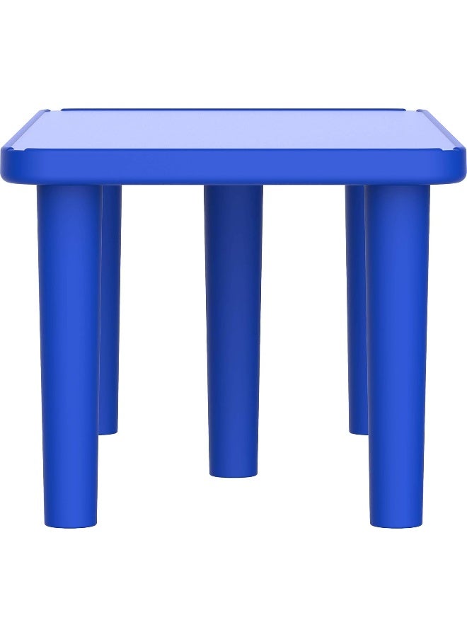 Cosmoplast - Rectangle Kindergarten Table Plastic  22 x  61 x  50.5 cm (Blue) Blue - Image 1