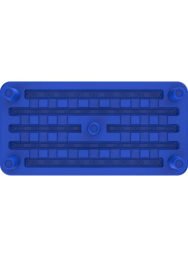 Cosmoplast - Rectangle Kindergarten Table Plastic  22 x  61 x  50.5 cm (Blue) Blue - Image 1