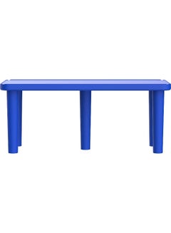 Cosmoplast Rectangle Kindergarten Table Plastic  22 x  61 x  50.5 cm (Blue) Blue  - Image 4