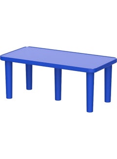Cosmoplast Rectangle Kindergarten Table Plastic  22 x  61 x  50.5 cm (Blue) Blue  - Image 3