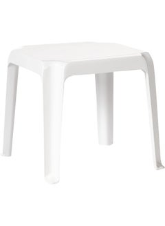 Plastic Low Square Table  White White - pnsku/N15458852A/45/_/1737452582/a572884b-75f3-433f-930a-911c32a7b649