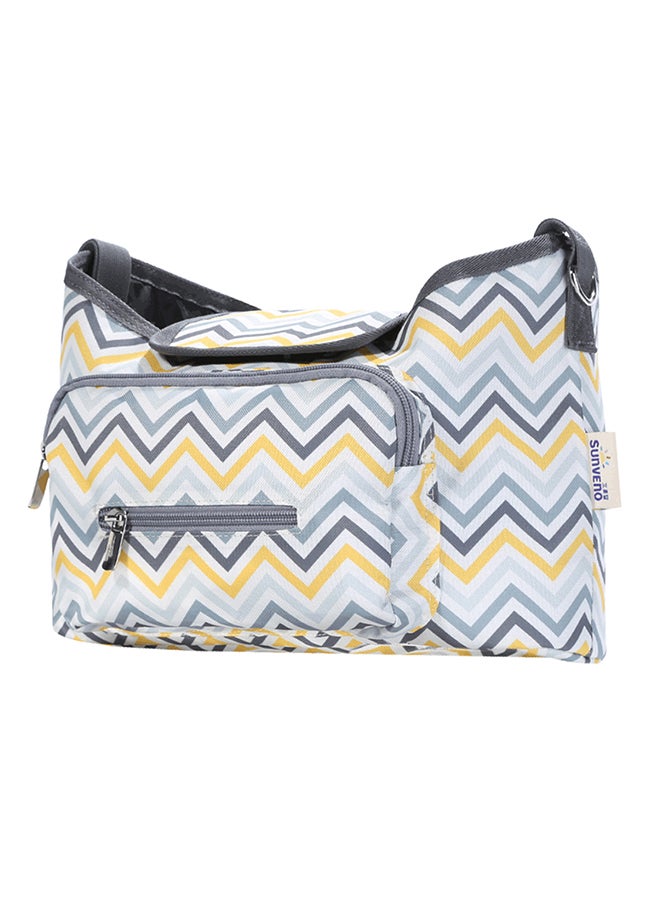 Sunveno Baby Stroller Organizer And Bag - Yellow Wave  - Image 1