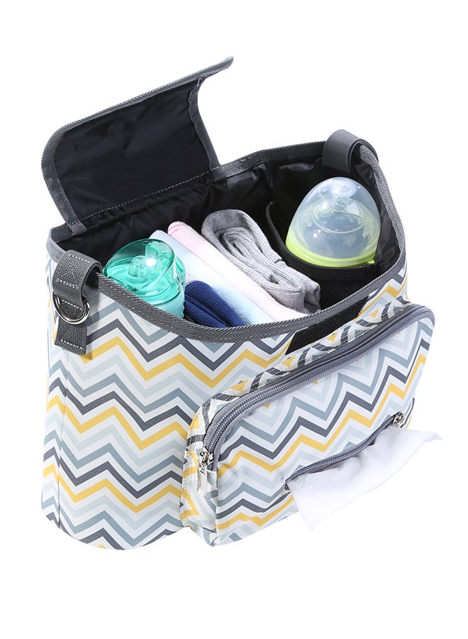 Sunveno Baby Stroller Organizer And Bag - Yellow Wave  - Image 2