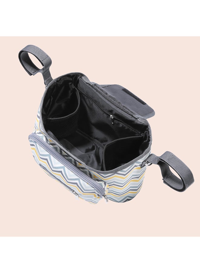 Sunveno Baby Stroller Organizer And Bag - Yellow Wave  - Image 3