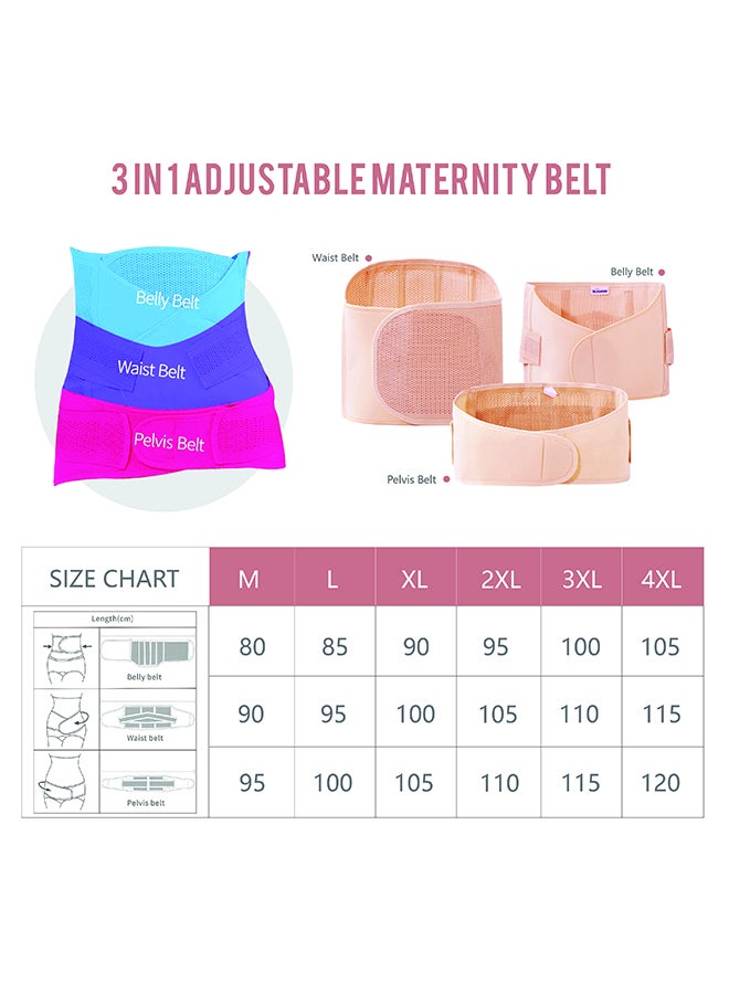 Sunveno - 3-Piece Adjustable Maternity Belt Set - Image 1