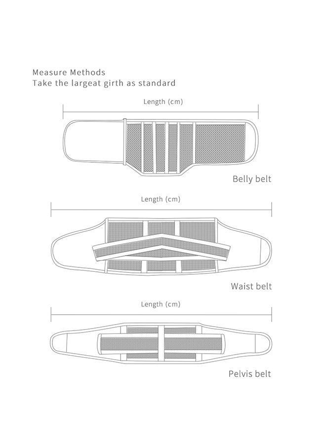 Sunveno - 3-Piece Adjustable Maternity Belt Set - Image 1